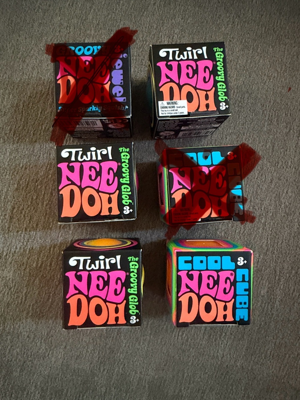 (NOT JEWEL NEEDOH )(Needoh bundle of 5 !) all authenticNOT JEWEL